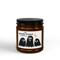 Spooky Season Soy Candle — Halloween Ghost Scented Jar (4oz & 9oz)